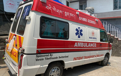 Krankenwagen für Delek Hospital gespendet